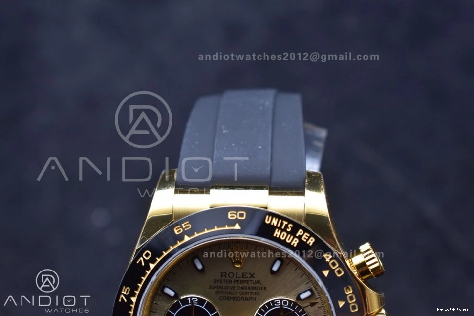 Steel flex 765 Daytona Best Stretchable Oyster 904L Strap 116518 YG Edition Dial 1:1 on DD VSF 0716